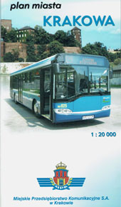 Plan miasta Krakowa